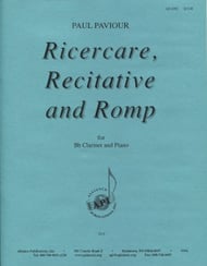 Ricercare, Recitative and Romp Clarinet and Piano cover